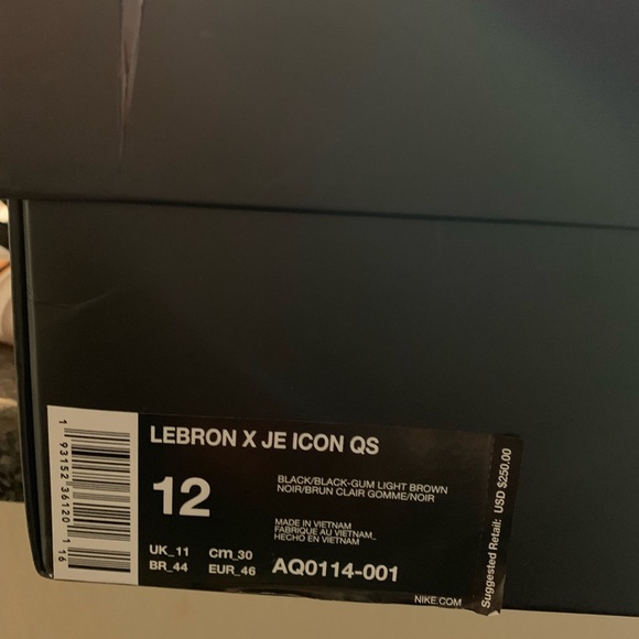 Lebron X John Elliott ICON Size 11.5 and 12 main image 4